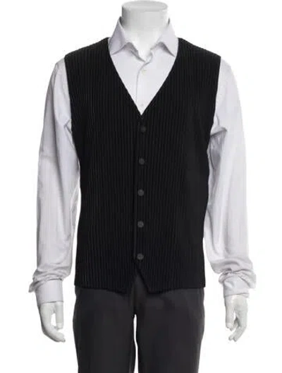 Pre-owned Issey Miyake Vest In Black