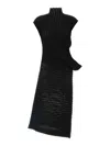 Issey Miyake Black Stream Dress In Black