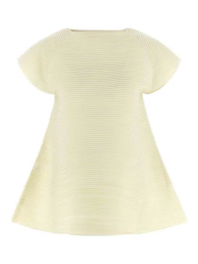 Issey Miyake Dress In Brown