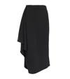 Shop Issey Miyake Vigor Pleats Midi Skirt In Black