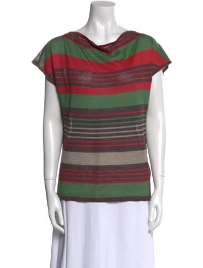 Pre-owned Issey Miyake Vintage 1970's Top In Red
