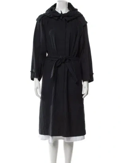 Pre-owned Issey Miyake Vintage 1977 Coat In Blue