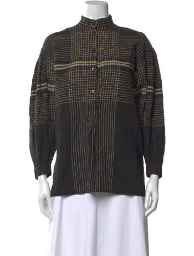 Pre-owned Issey Miyake Vintage 1978 Top In Black