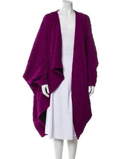 Pre-owned Issey Miyake Vintage 1979 Coat In Purple