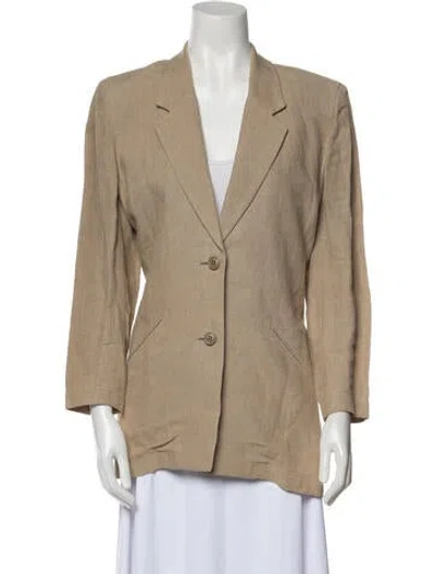 Pre-owned Issey Miyake Vintage 1980's Blazer In Neutral