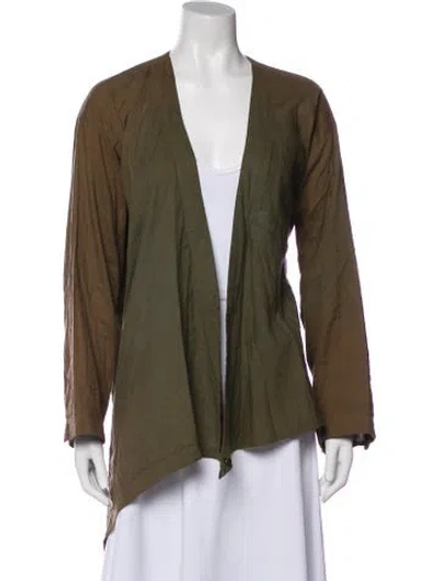 Pre-owned Issey Miyake Vintage 1984 Jacket In Green
