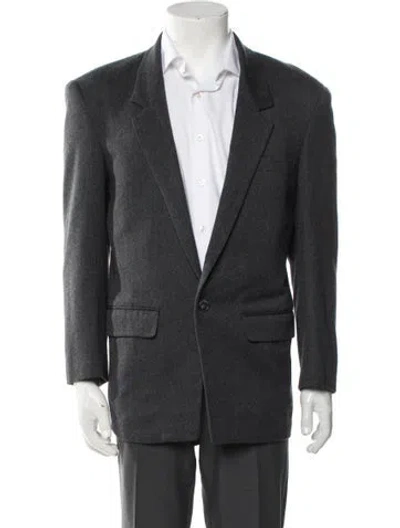 Pre-owned Issey Miyake Vintage 1985 Blazer In Gray
