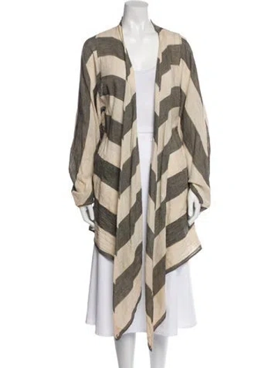 Pre-owned Issey Miyake Vintage 1985 Poncho In Neutral