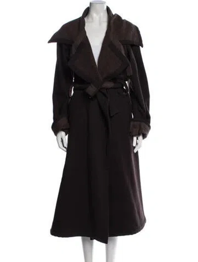 Pre-owned Issey Miyake Vintage 1988 Coat In Brown