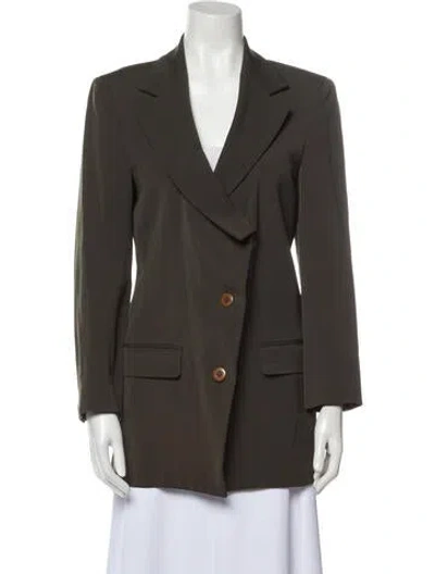 Pre-owned Issey Miyake Vintage 1989 Blazer In Green