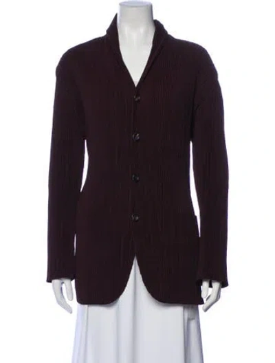 Pre-owned Issey Miyake Vintage 1990's Blazer In Purple