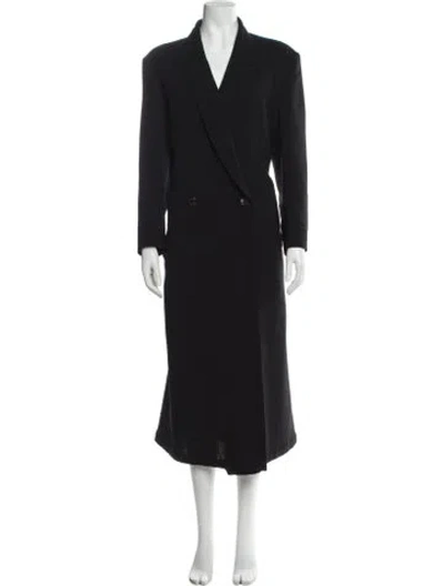 Pre-owned Issey Miyake Vintage 1990's Coat In Black
