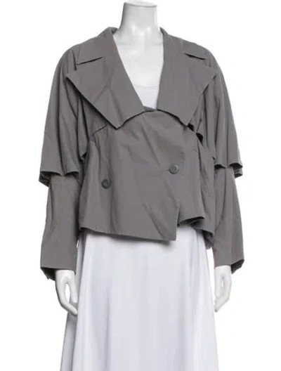 Pre-owned Issey Miyake Vintage 1990 Jacket In Grey