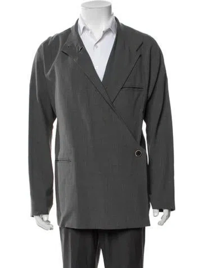 Pre-owned Issey Miyake Vintage 1990's Jacket In Grey