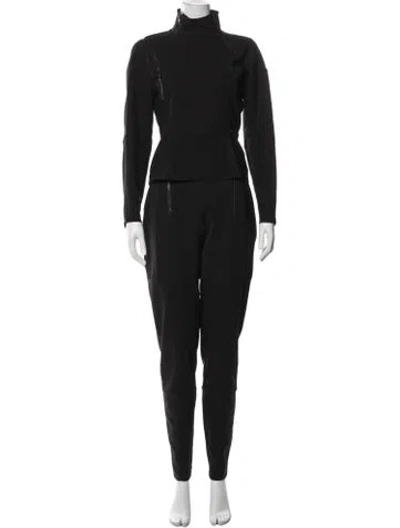 Pre-owned Issey Miyake Vintage 1990 Pant Set In Black