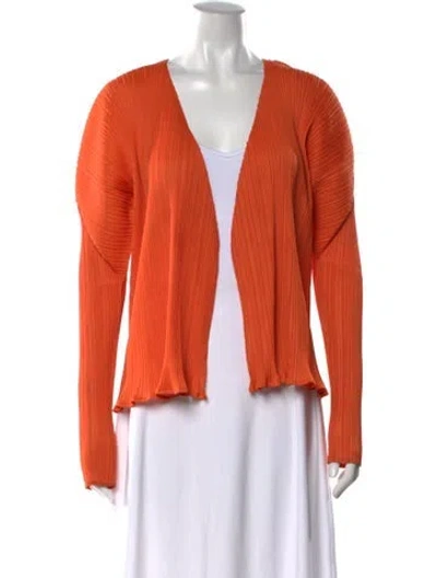 Pre-owned Issey Miyake Vintage 1990's Sweater In Orange