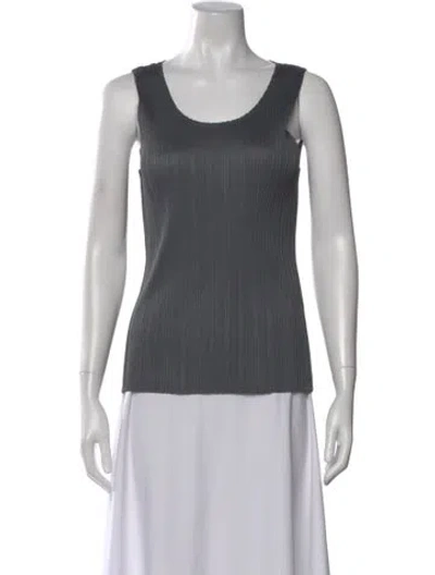 Pre-owned Issey Miyake Vintage 1990 Top In Gray
