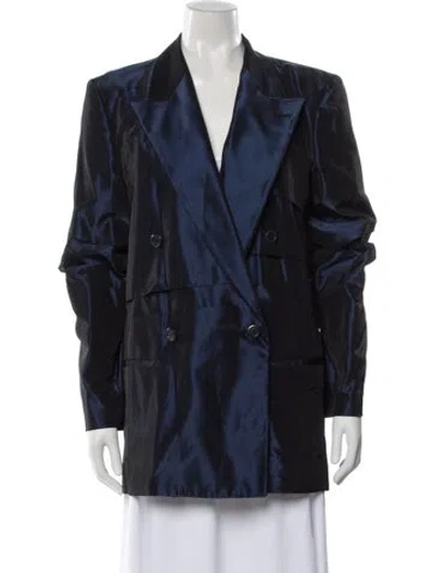 Pre-owned Issey Miyake Vintage 1991 Blazer In Blue