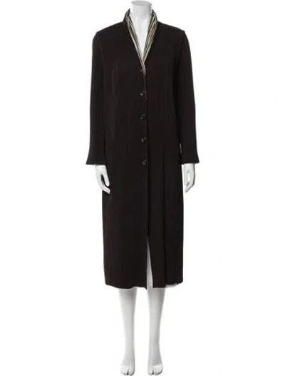 Pre-owned Issey Miyake Vintage 1991 Coat In Brown