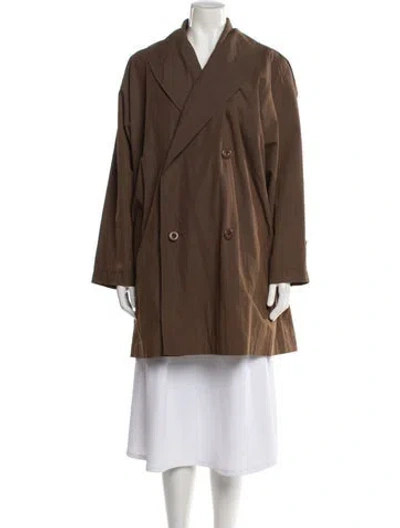 Pre-owned Issey Miyake Vintage 1991 Coat In Brown