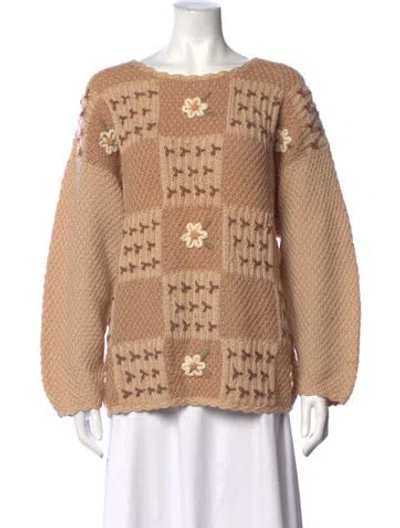 Pre-owned Issey Miyake Vintage 1991 Sweater In Brown