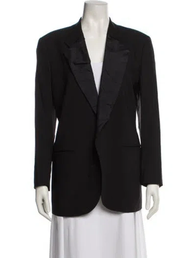 Pre-owned Issey Miyake Vintage 1993 Blazer In Black