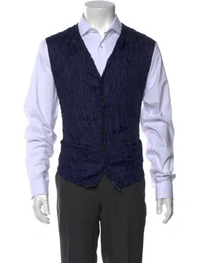 Pre-owned Issey Miyake Vintage 1993 Suit Vest In Gray