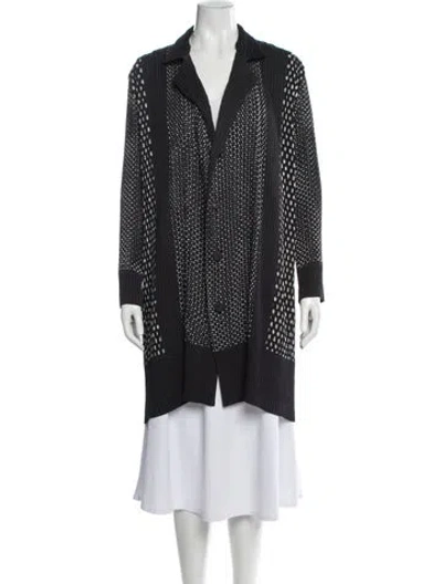 Pre-owned Issey Miyake Vintage 1995 Coat In Black