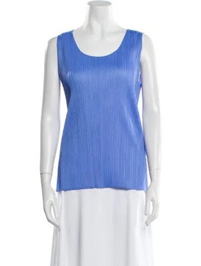 Pre-owned Issey Miyake Vintage 1995 Top In Blue
