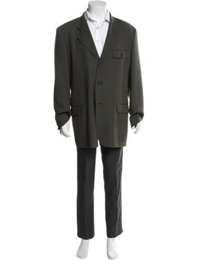 Pre-owned Issey Miyake Vintage 1996 Jacket In Green