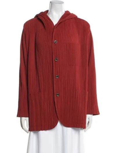 Pre-owned Issey Miyake Vintage 1996 Jacket In Red