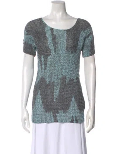 Pre-owned Issey Miyake Vintage 1996 Top In Blue