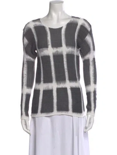 Pre-owned Issey Miyake Vintage 1996 Top In Gray