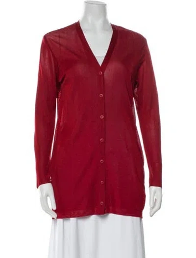 Pre-owned Issey Miyake Vintage 1997 Button-up Top In Red