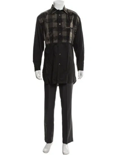Pre-owned Issey Miyake Vintage 1997 Shirt In Black