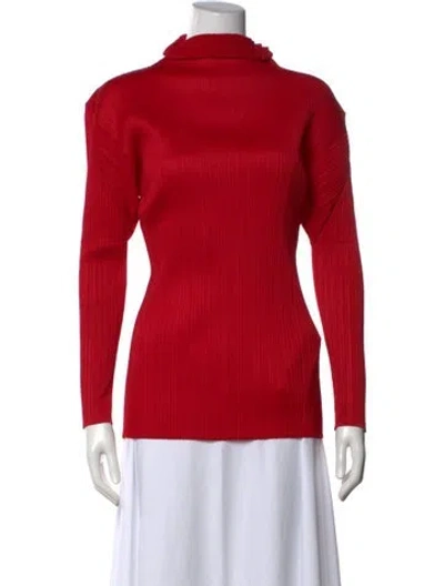Pre-owned Issey Miyake Vintage 1997 Top In Red