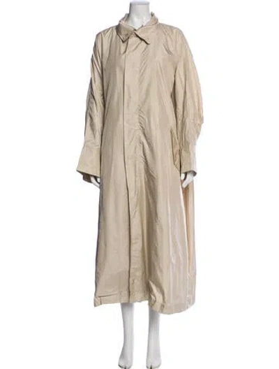 Pre-owned Issey Miyake Vintage 1997 Trench Coat In Neutrals
