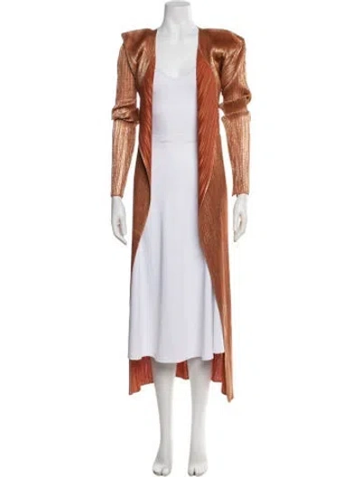 Pre-owned Issey Miyake Vintage 1998 Coat In Orange