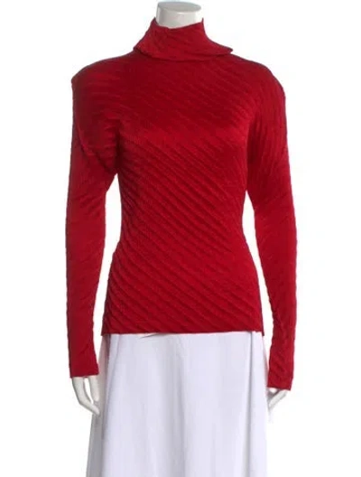 Pre-owned Issey Miyake Vintage 1998 Top In Red