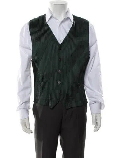 Pre-owned Issey Miyake Vintage 1998 Vest In Green