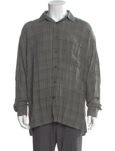 Pre-owned Issey Miyake Vintage 1999 Shirt In Green