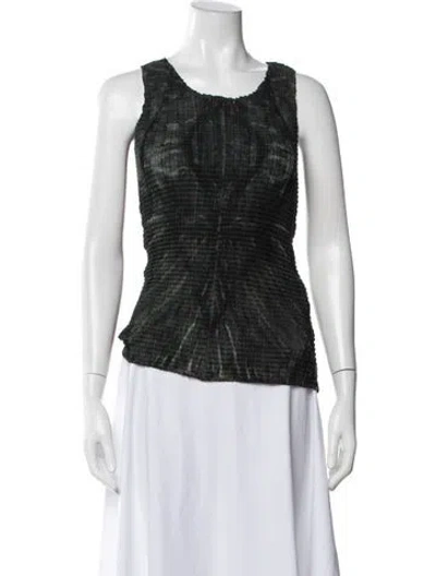 Pre-owned Issey Miyake Vintage 1999 Top In Green