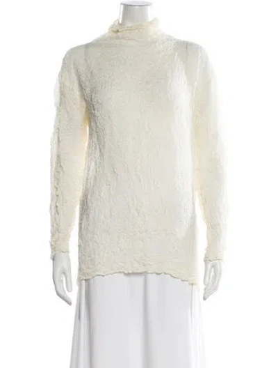 Pre-owned Issey Miyake Vintage 1999 Top In Neutral