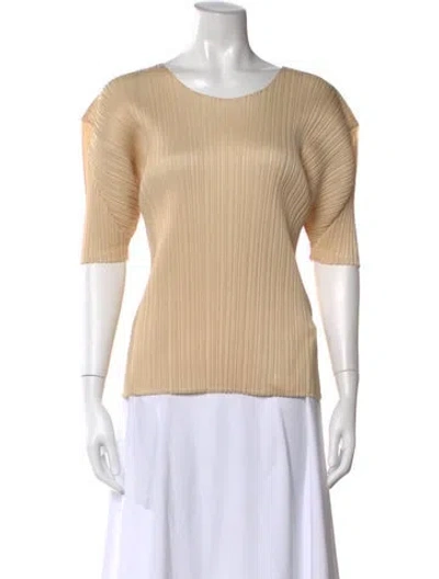 Pre-owned Issey Miyake Vintage 1999 Top In Neutral