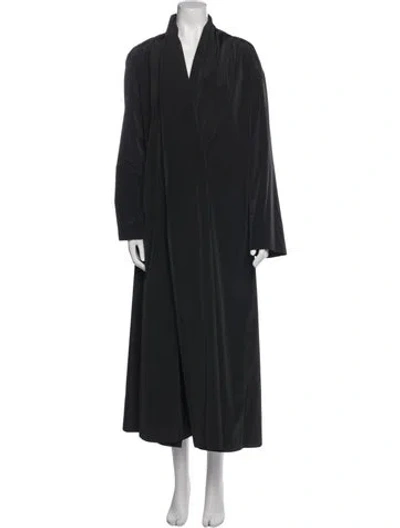 Pre-owned Issey Miyake Vintage 2000 Coat In Black