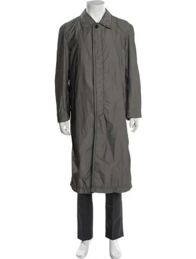 Pre-owned Issey Miyake Vintage 2000's Coat In Grey