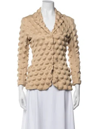 Pre-owned Issey Miyake Vintage 2000 Jacket In Neutral