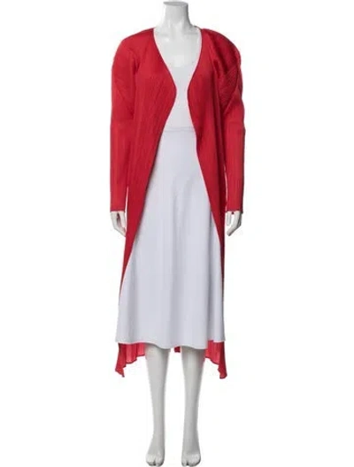 Pre-owned Issey Miyake Vintage 2000 Sweater In Red