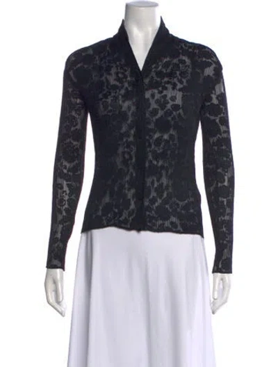 Pre-owned Issey Miyake Vintage 2000's Top In Black