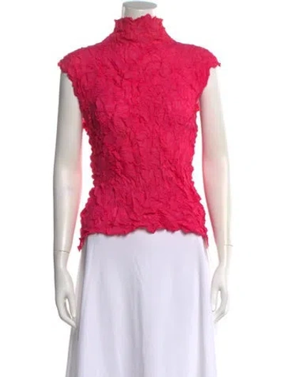 Pre-owned Issey Miyake Vintage 2000 Top In Pink